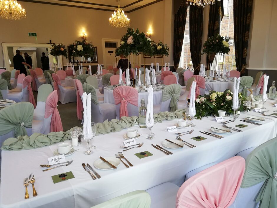 Wedding Dining Brocton Hall Stafford wedding venue