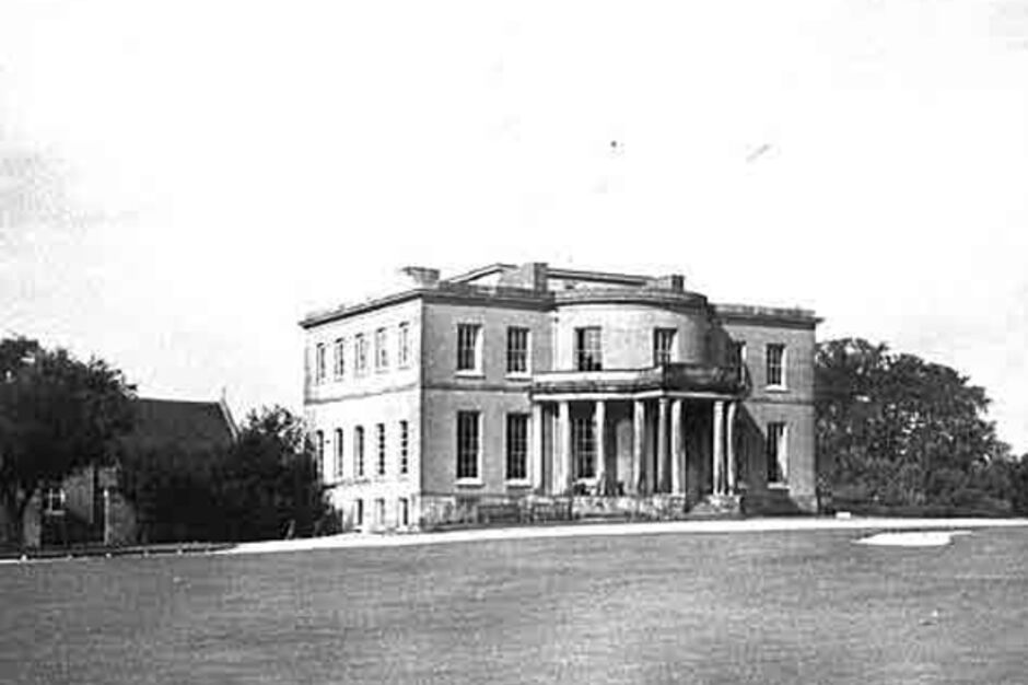 Brocton Hall after the fire