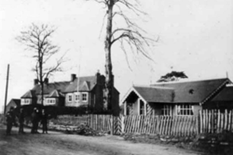 The original clubhouse next to the Barley Mow